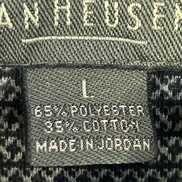 Van Heusen mens polo front pocket short sleeve shirt mens size Large - Picture 3 of 3